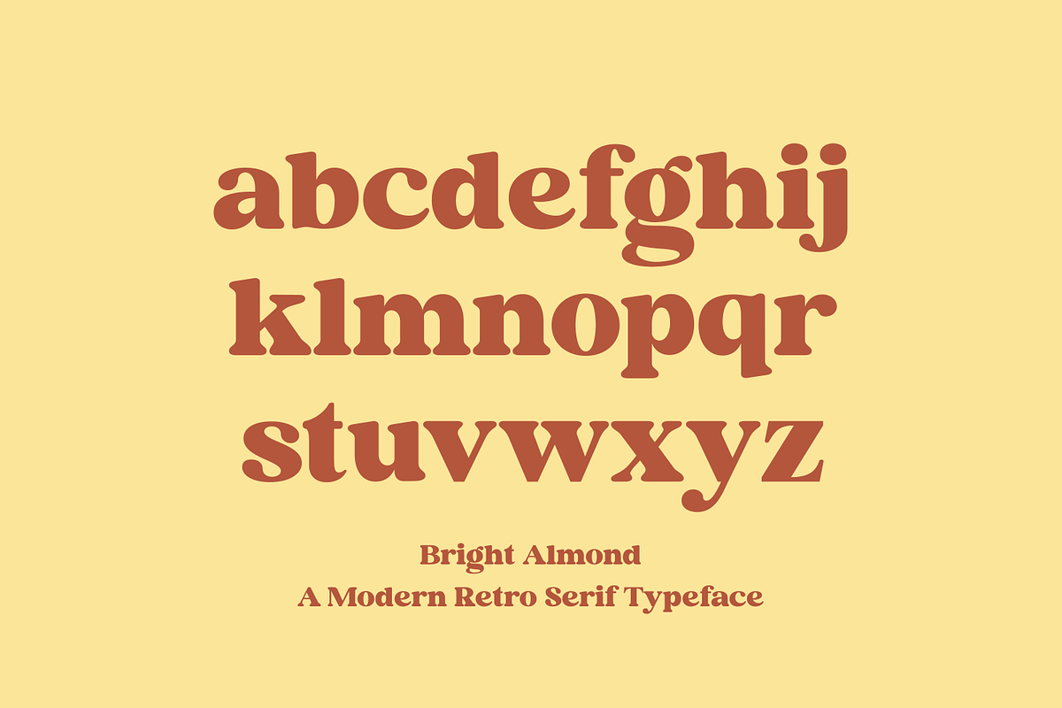 Bright Almond, a Serif Font by zeenesia (Photo 12 of 17)