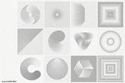 Stipple 2 - 100 dotted objects, an Object Graphic by kloroform (Thumbnail 6 of 21)