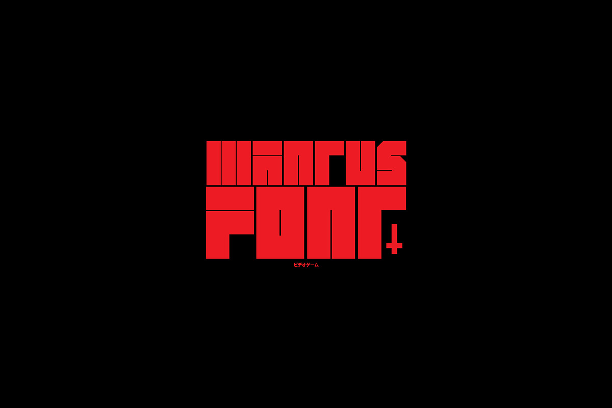 MANTUS, a Font by Hydro74 (Photo 5 of 5)