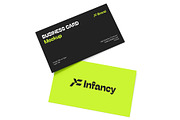 Modern Business Card Mockup, a Product Mockup by graphypix (Thumbnail 1 of 4)
