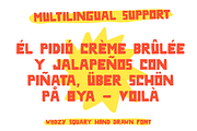 WUDZY - Handdrawn Display Font, a Handwritten Font by Cruizy & Co (Thumbnail 10 of 11)
