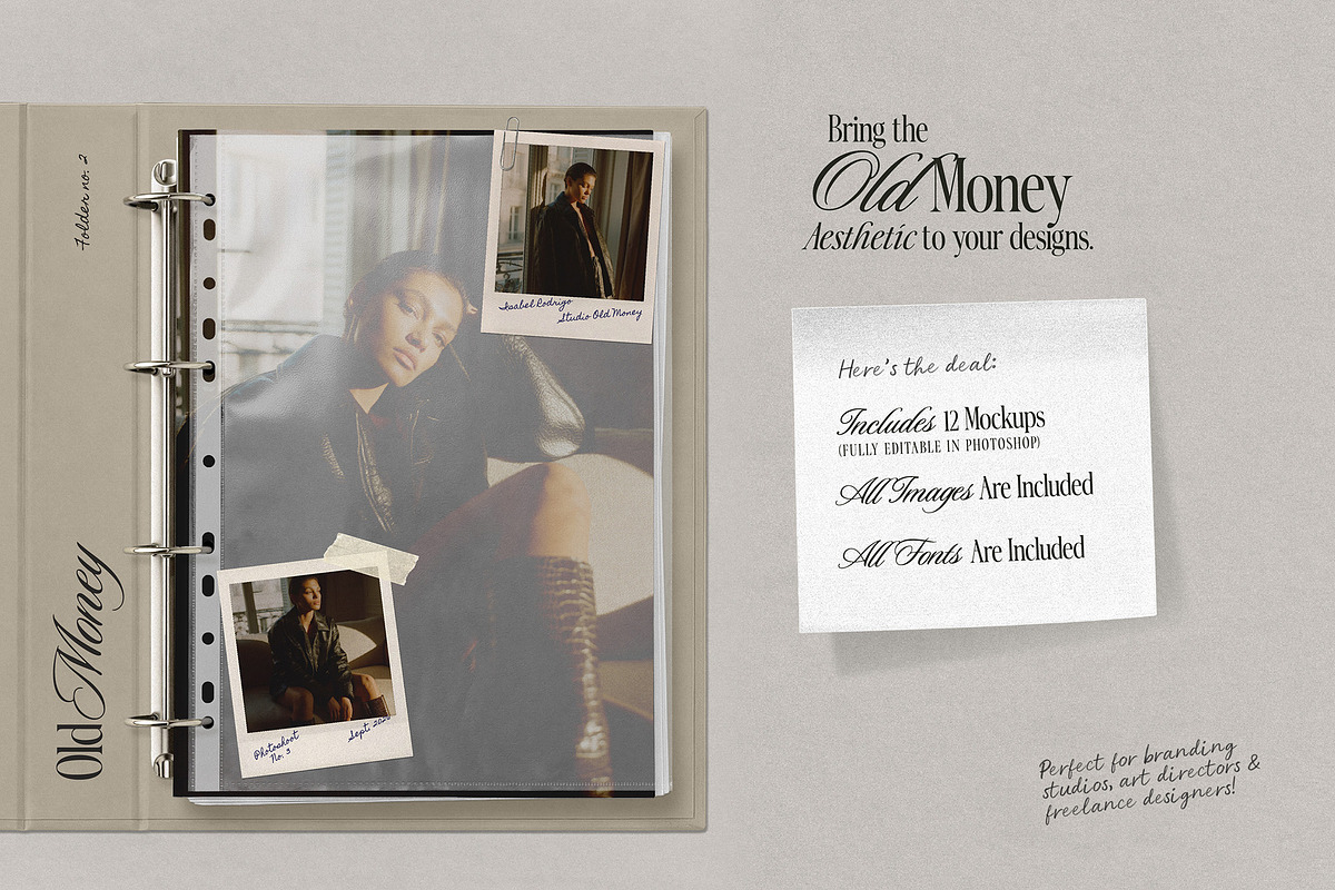 Old Money - Luxury Mockup Bundle, an Advertising Mockup by AndrewPixel (Photo 10 of 11)