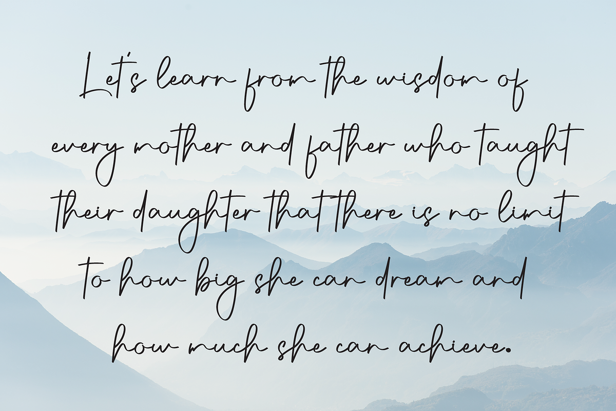 Hailey | Script Font, a Handwritten Font by Scratchones (Photo 6 of 9)