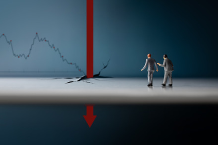 Recession, Inflation and Depression Concepts. Economic Crisis. G, a Business Photo by salmon.black