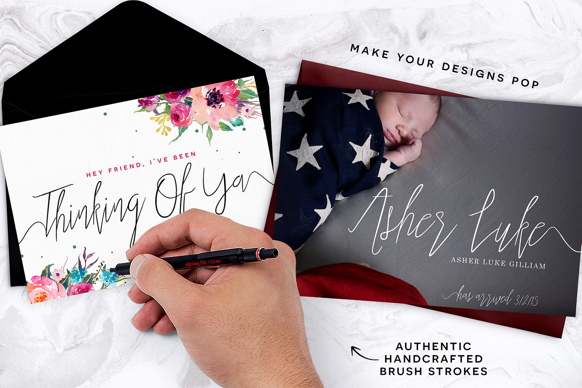 Premium Font Bundle, a Script Font by Flycatcher Design (Photo 93 of 140)