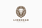 Lion Head Logo, a Branding & Logo Template by johnkent (Thumbnail 1 of 3)