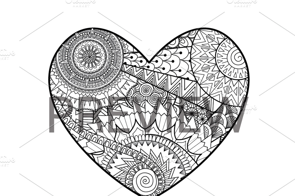 35 Valentine's coloring, an Animal Illustration by Somjai King (Photo 26 of 36)