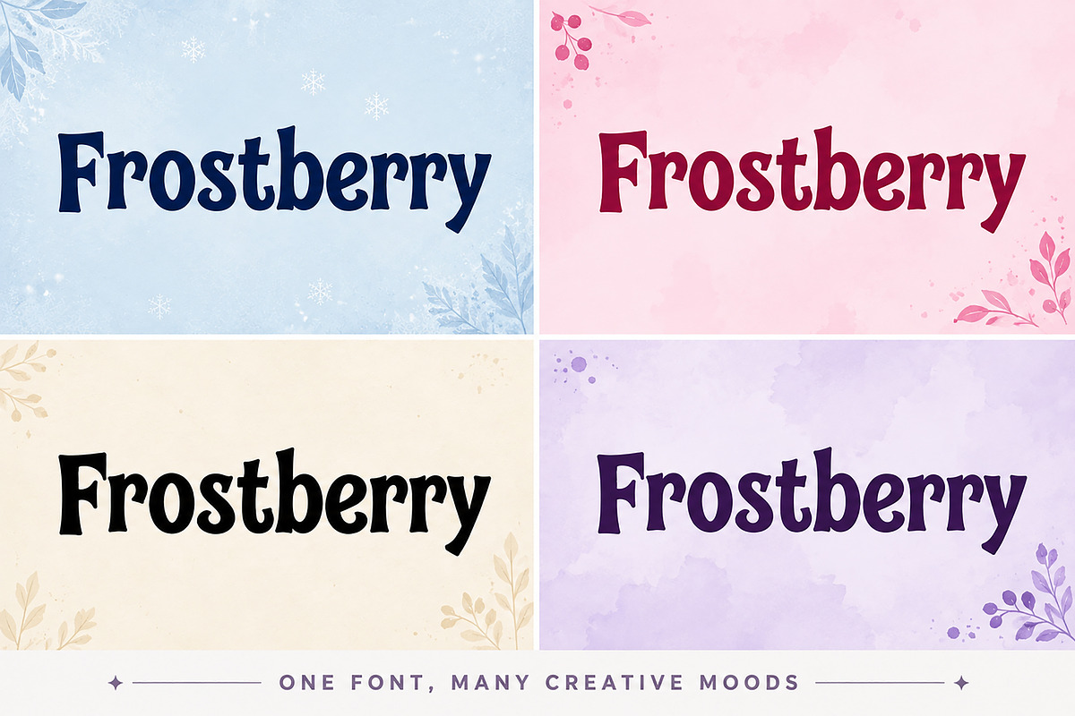 Frostberry, a Serif Font by Wow Magic (Photo 5 of 5)