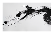 Kesi Co. B&W Ink Wash Art, a Texture Illustration by milatovar (Thumbnail 14 of 20)