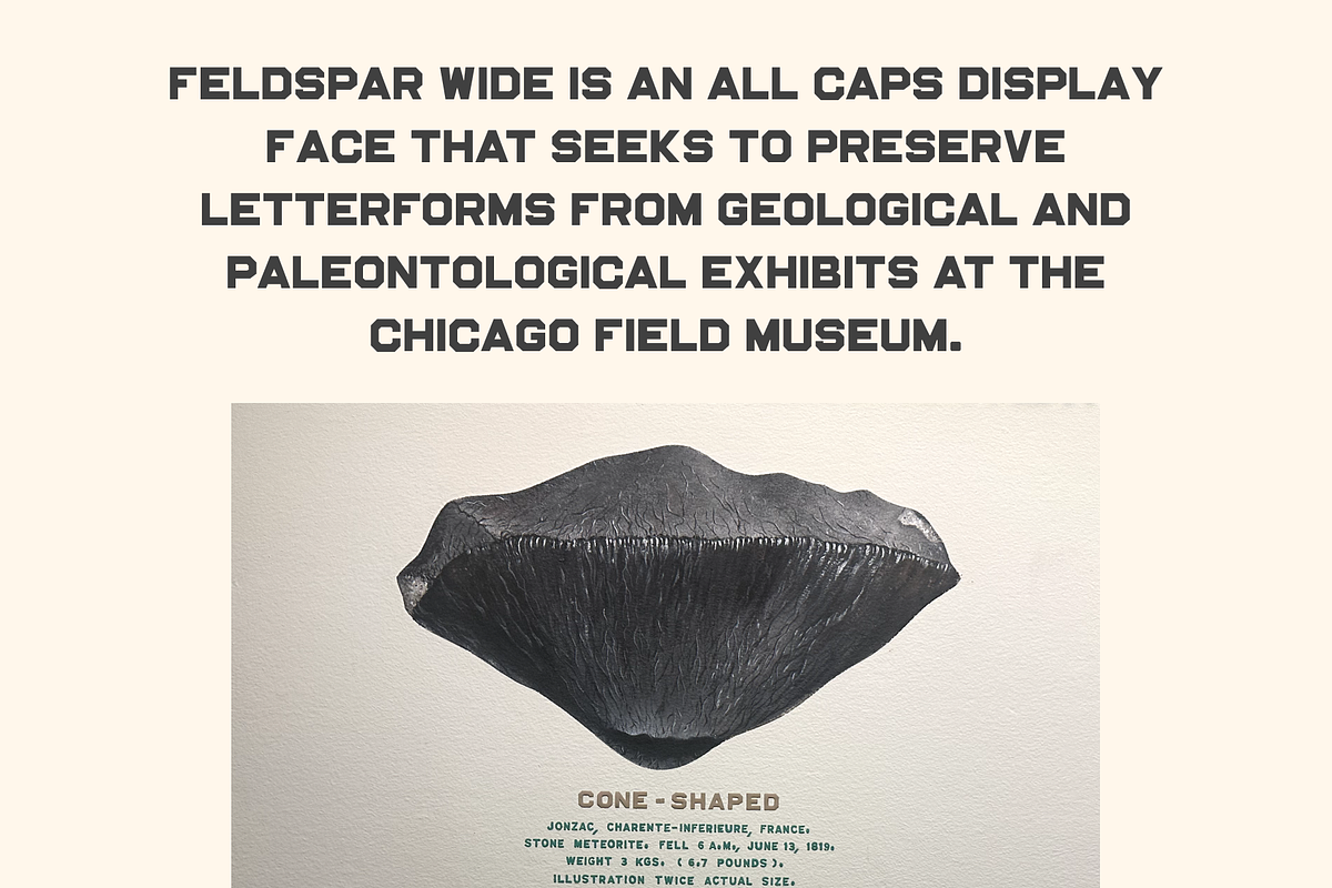 Feldspar Wide - Caps Display Font, a Sans Serif Font by Jacob Waites (Photo 2 of 6)