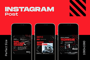 Lanche Techwear Instagram Template, a Social Media Template by Shinra Labs (Thumbnail 2 of 5)