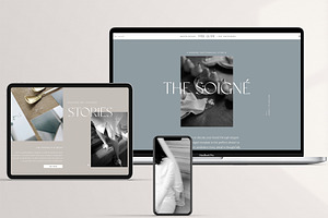 THE SOIGN Showit Website Template