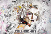 Collage Art Photoshop Action, an Action Add-On by GorynArt (Thumbnail 1 of 18)