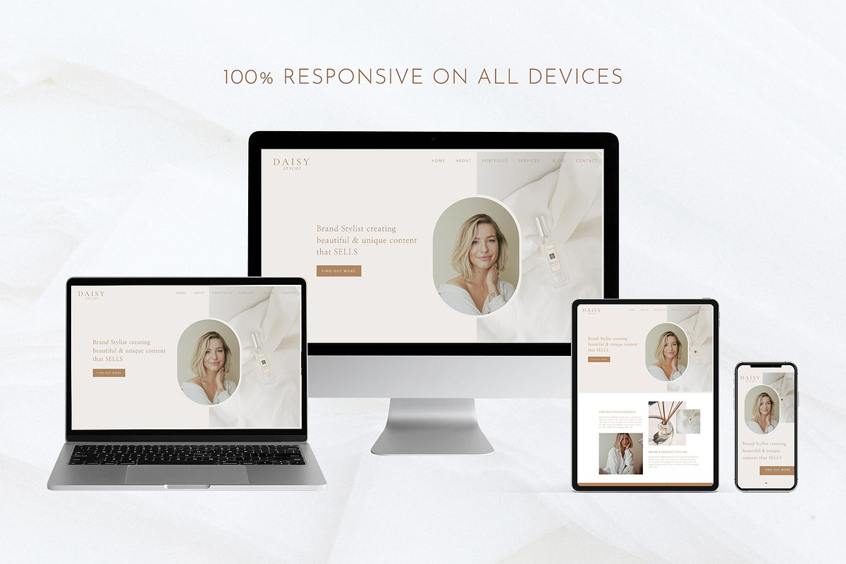 Minimalist Showit Website Template, a Websites & App Template by Indigo Rain Creative (Photo 4 of 5)