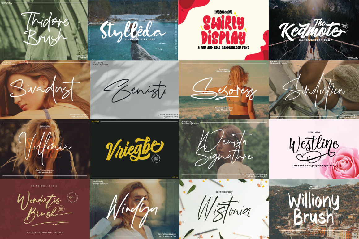 The Amazing Handwritten Font Bundles, a Handwritten Font by tebaltipislab (Photo 8 of 8)