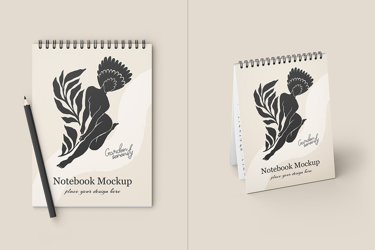 Spiral Notebook Mockup, a Books & Magazine Mockup by ForgeDesign (Photo 4 of 10)