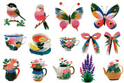 Watercolor Amsterdam City Clipart, an Illustration by Designworld (Thumbnail 4 of 6)