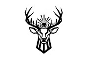 Artistic Geometric Deer Head Bundle, an Illustration by yasushie (Thumbnail 11 of 31)