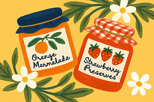 Strawberry Jane, a Script Font by Bruised Goods