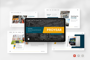 Construction Presentation PowerPoint, a Presentation Template by Annora Studio