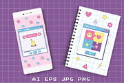 Retro windows collection, an Object Graphic by Valeria Soloveva (Thumbnail 7 of 8)