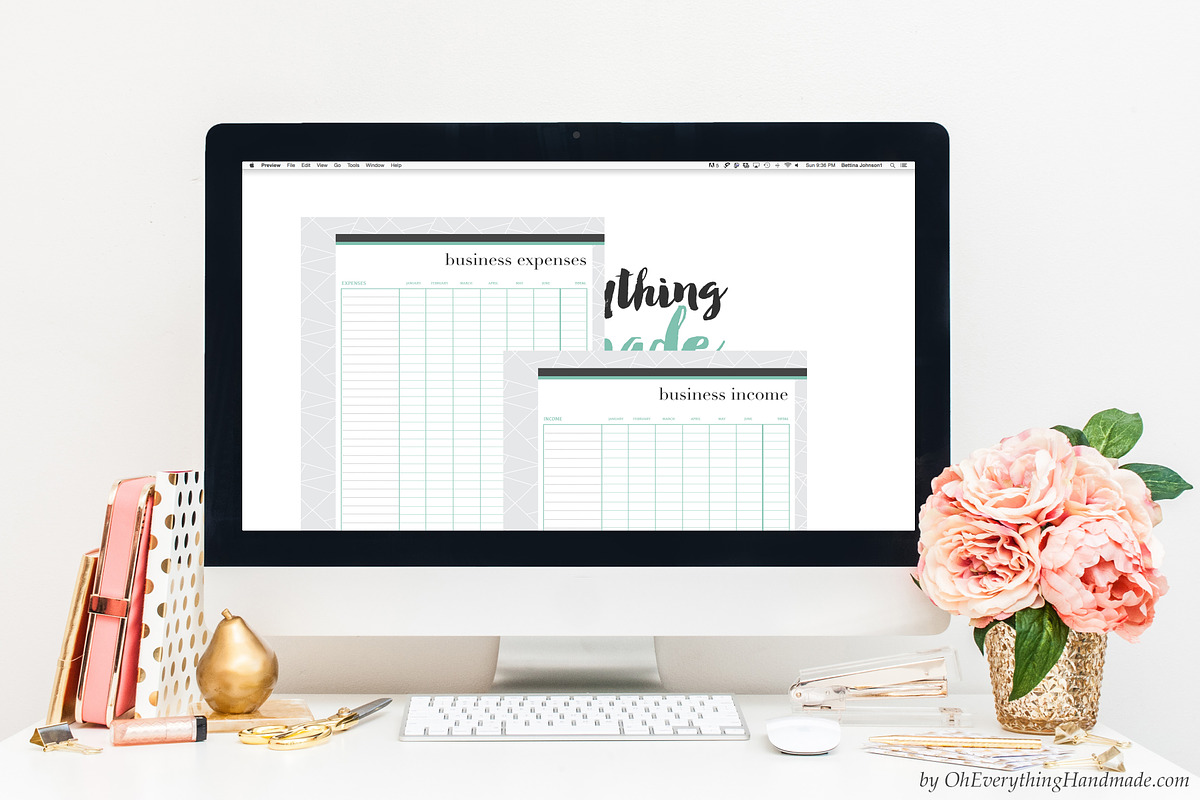 Small Business Tax Kit printable PDF, a Templates & Theme by OhEverythingHandmade (Photo 2 of 6)