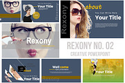 Rexony No. 02 Creative Presentation, a Presentation Template by SlideBester (Thumbnail 1 of 5)