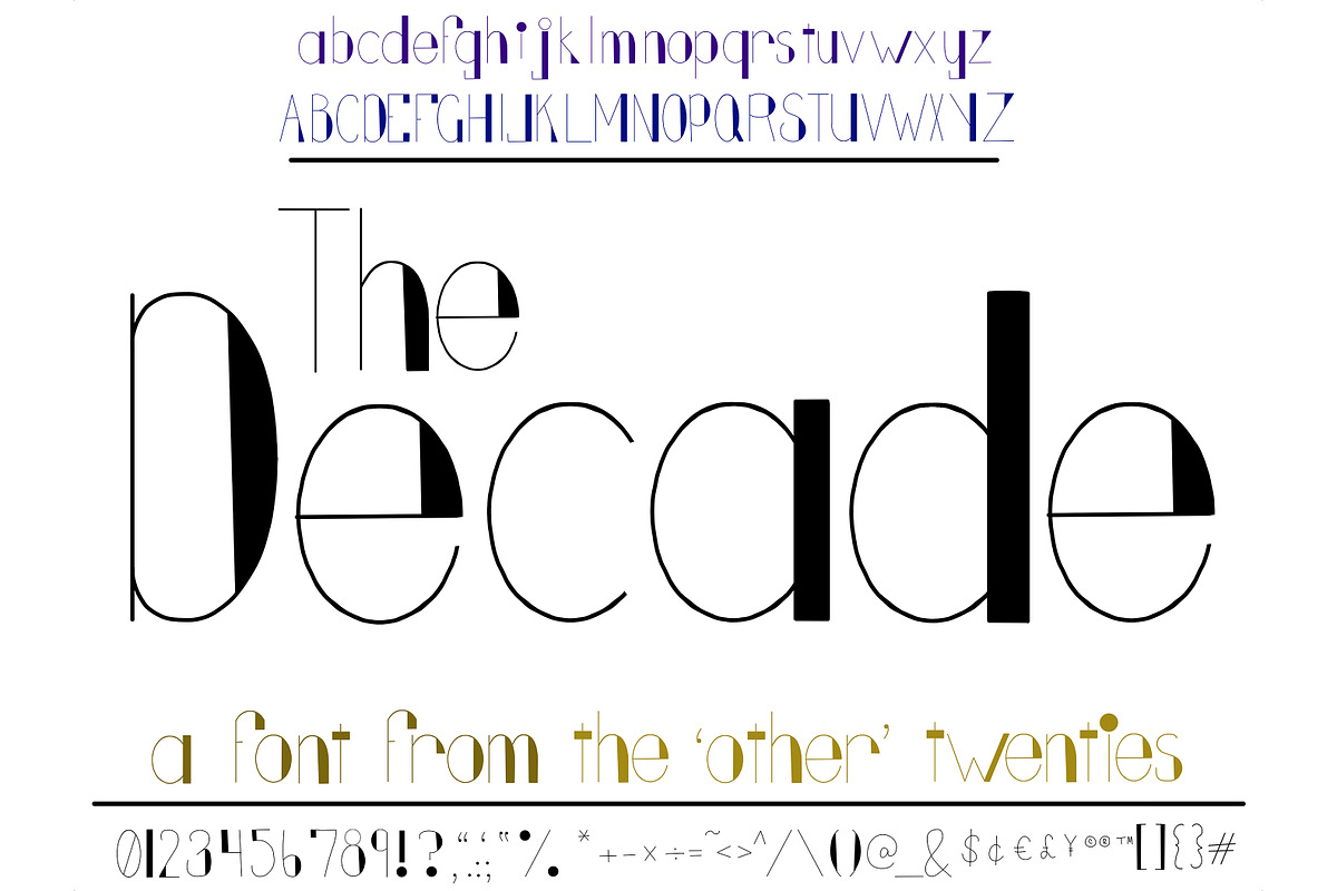Font 1920s Decade Art Deco Vintage, a Script Font by PageLightStudios (Photo 4 of 4)
