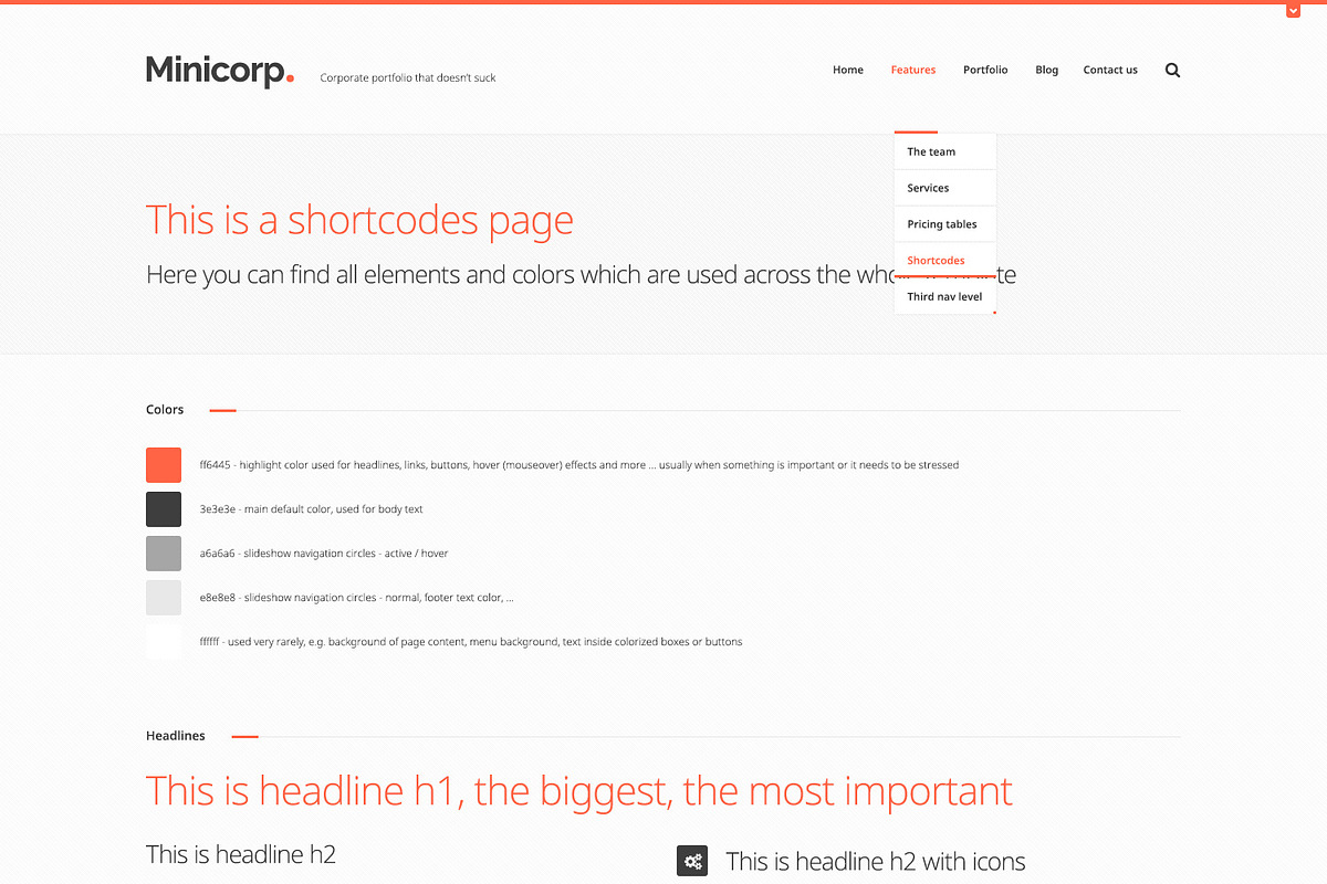 Minicorp - Agency WordPress Theme, a WordPress Template by IshYoBoy (Photo 4 of 7)