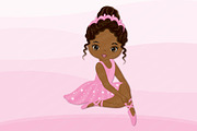 Vector African American Ballerina, an Illustration by TheCreativeMill (Thumbnail 2 of 4)