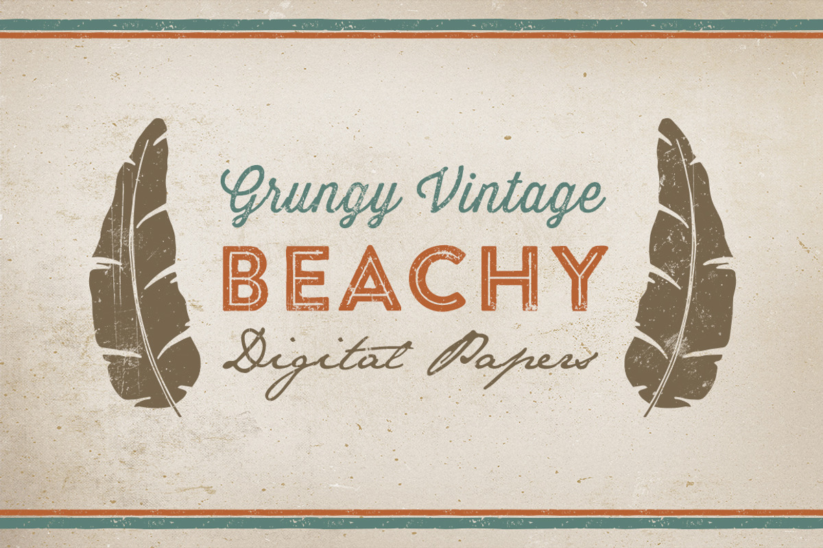 Beachy Digital Paper Textures