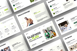 Business Plan Presentation Template, a Flyer Template by MightyDesign