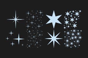 Sparkling Star Set 1 Procreate Brush