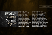 Evolve Early Serif Font Family, a Serif Font by groens (Thumbnail 9 of 15)