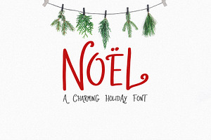 Noel A Charming Holiday Font