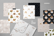 Baby dinosaur clipart & patterns, an Animal Illustration by tatiletters (Thumbnail 7 of 10)