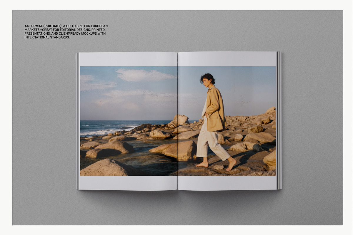 Fashion Magazine Spread, 3 Formats, a Mockup by ReAffirm (Photo 9 of 13)