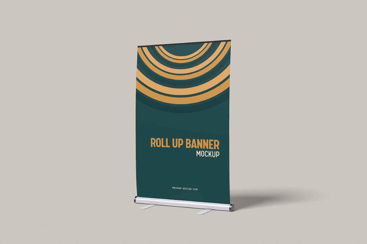 Roll Up Banner Mockup, an Advertising Mockup by Twins_studio926 (Photo 3 of 5)