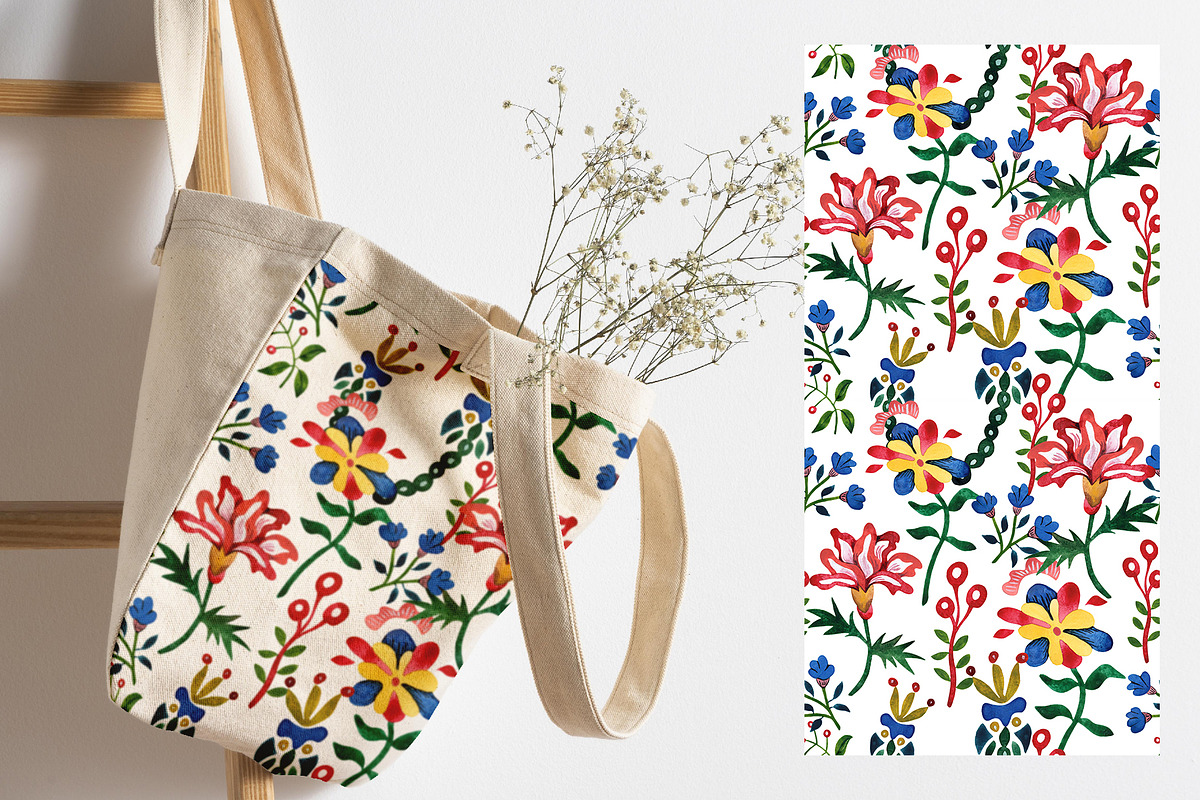 Decorative Ukrainian Flowers, a Decorative Illustration by Design X0 (Photo 9 of 15)
