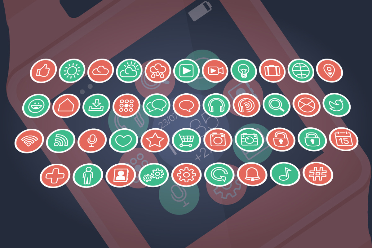 Vector smart watches & simple icons, an Icon by SunArt (Photo 2 of 3)