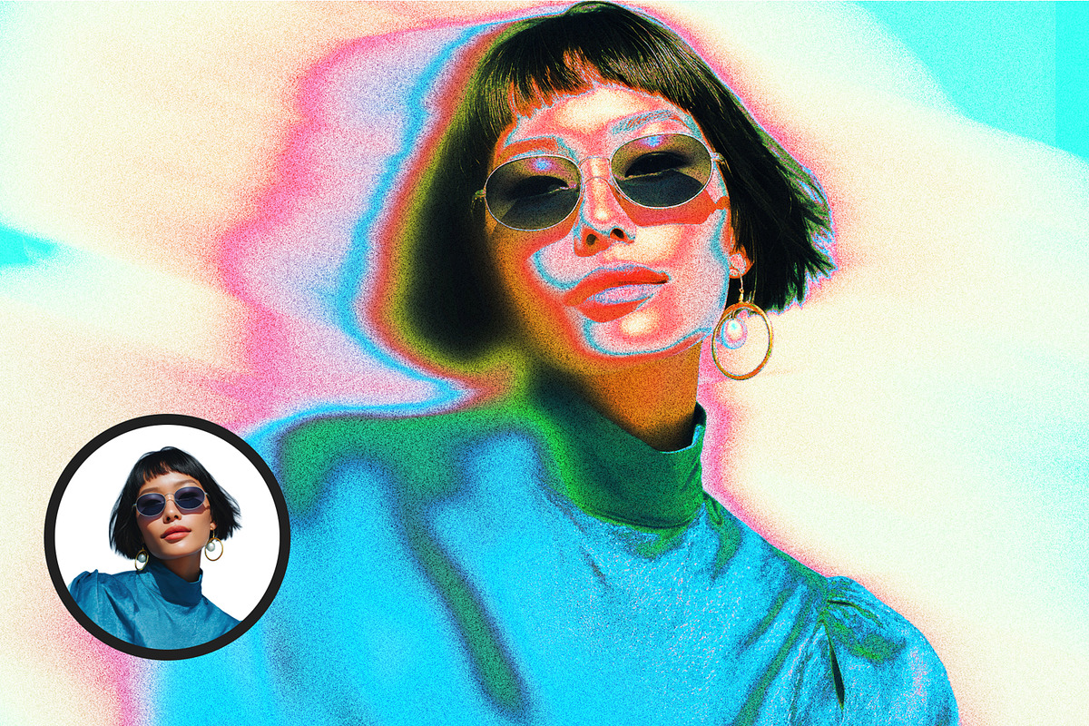 Chromatic Grain Portrait Effect, a Layer Style Add-On by ContestDesign (Photo 2 of 2)