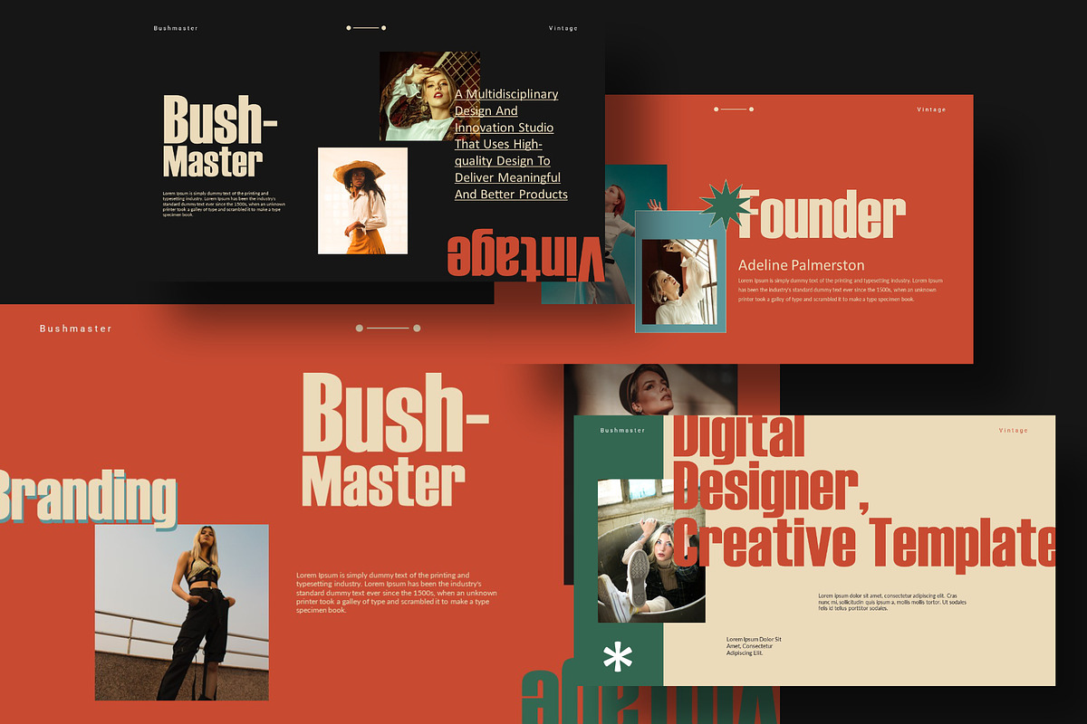 Bushmaster Vintage Google Slide, a Presentation Template by Spesifikstd (Photo 3 of 12)