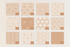 80 Geometric Seamless Patterns.