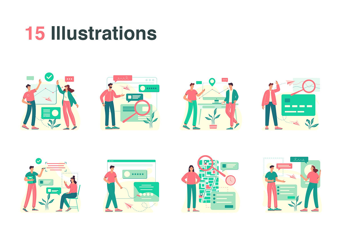 Malachite Illustration Collection, an Illustration by GraphicCo (Photo 2 of 4)