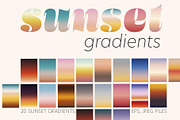 Sunset Gradients, a Texture Graphic by Chus Moreno Studio (Thumbnail 1 of 8)