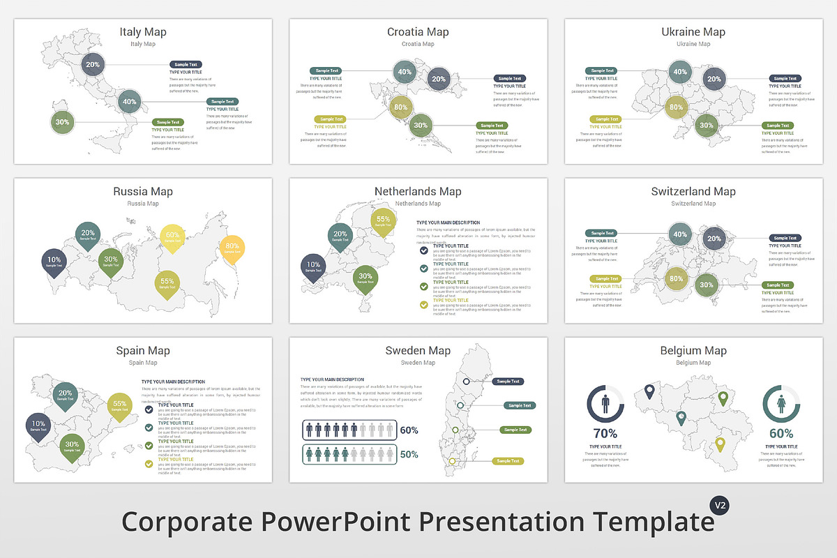 Corporate PowerPoint Template, a Presentation Template by GraphicStan (Photo 27 of 31)