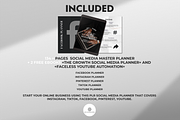 Social Media Master Planner, a Marketing Template by Nina Shaw (Thumbnail 2 of 10)