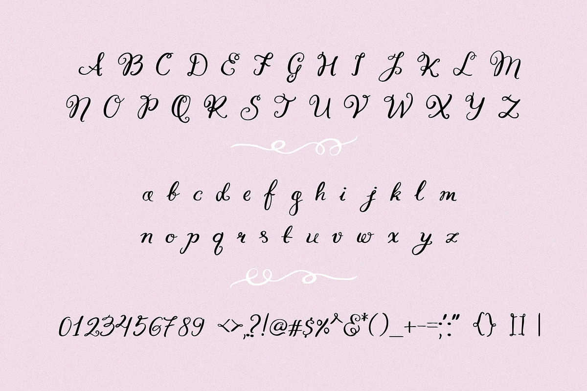 Whimsy Amore Handdrawn Ligatures, a Handwritten Font by SunnyAfternoons (Photo 5 of 12)