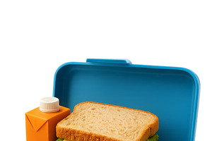 Back to school lunchbox with sandwic, an Illustration by Dvoevnore photos