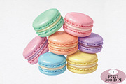 Pastel Macarons PNG, an Illustration by Daily.Designs (Thumbnail 1 of 5)